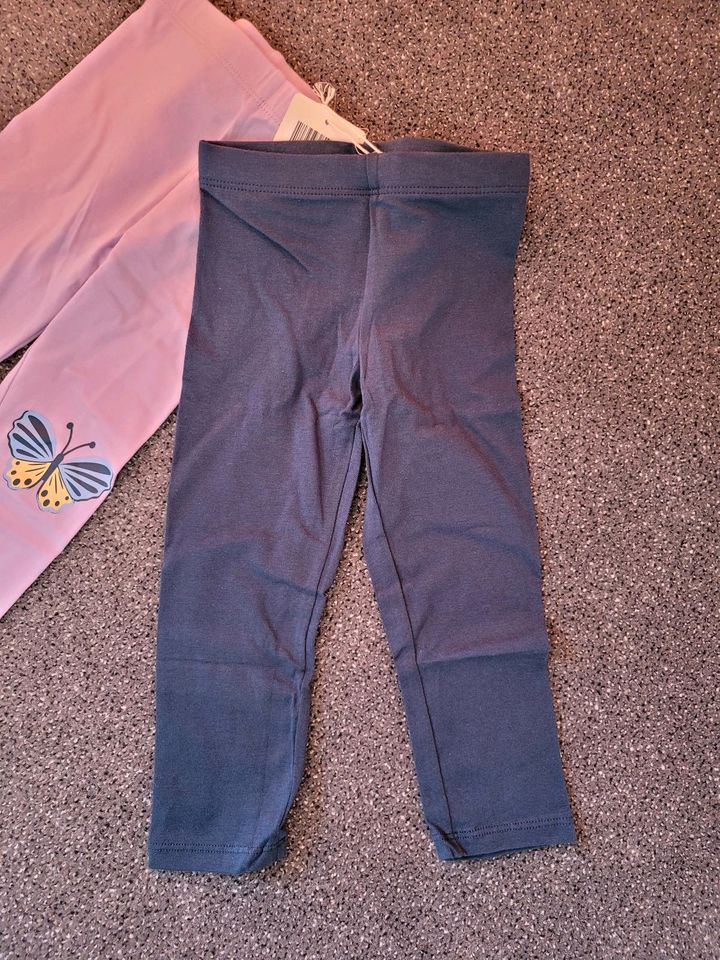 NEU Lily & Dan 2 Leggings (flieder, blau), 92 (Aldi) in Friedrichsdorf