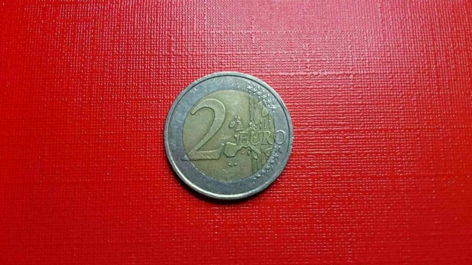 2 EURO Fehldruck 1999 Münze Frankreich in Wegenstedt