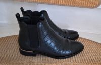 Chelsea Boots schwarz Kroko Optik - Graceland Gr. 38 Niedersachsen - Lehrte Vorschau