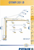 Hochbaukran Potain 331B / 22.610€* Rheinland-Pfalz - Kirn Vorschau