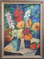 Eduard Sturm 1941 - Stillleben Blumenstrauß Impressionismus - Öl München - Schwanthalerhöhe Vorschau
