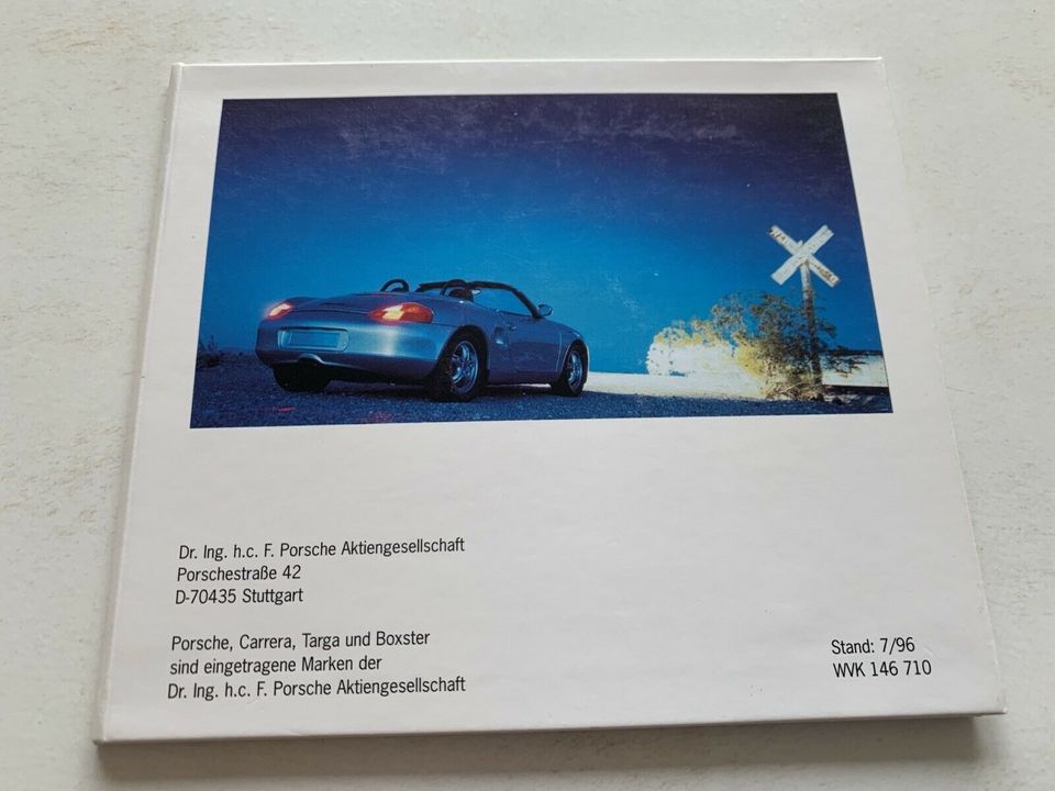 Porsche Prospekt 1996 in Rostock