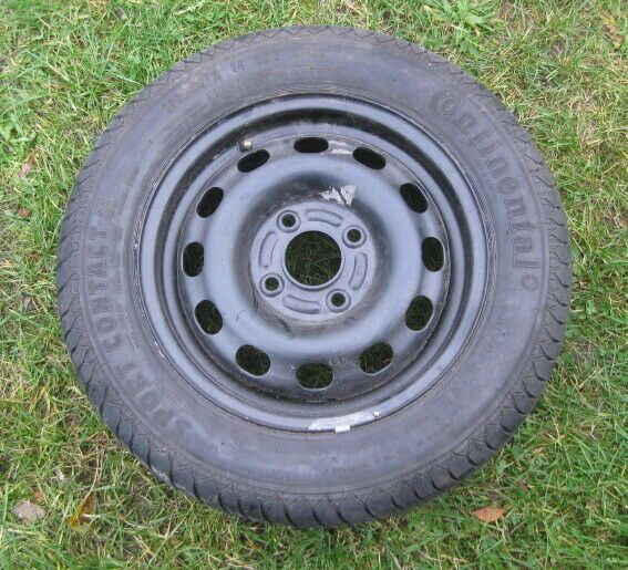 1xStahlfelge LK4x108 Felge 5½Jx14x47,5 Reifen 195/60 R14 86V in Parchim