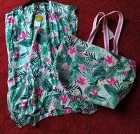 Strandtasche + Bluse, Strand Tasche + weites Shirt floral, neu Bonn - Hardtberg Vorschau