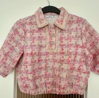 Reserved Bluse Oberteil Gr. XS Bouclé Stoff chanellig rosa Lindenthal - Köln Sülz Vorschau