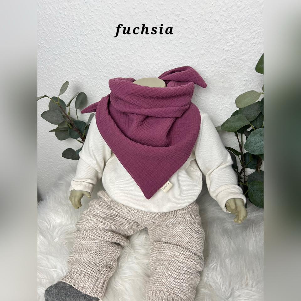 Musselin Baby Dreiecktuch doppellagig ♥️ 70x50x50cm Dreieckstuch in Ennepetal