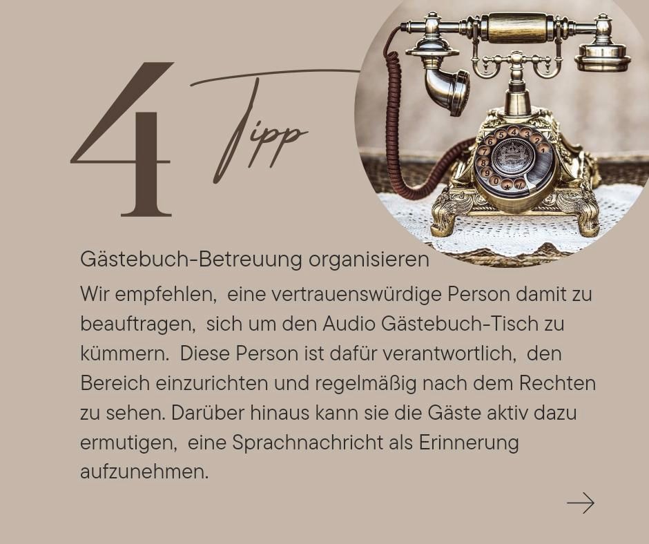 Audio Gästebuch Vintage für Hochzeiten Firmenevents Geburtstage in Saarlouis