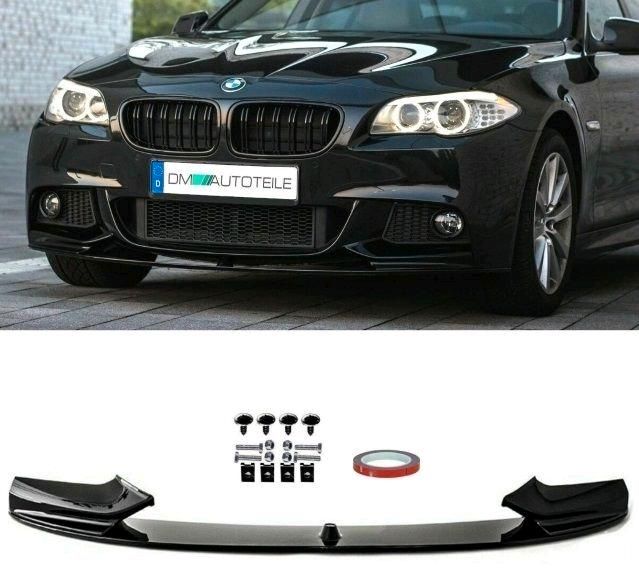 Frontspoiler Hochglanz schwarz für BMW 5er F10 F11 M-Paket in Calden