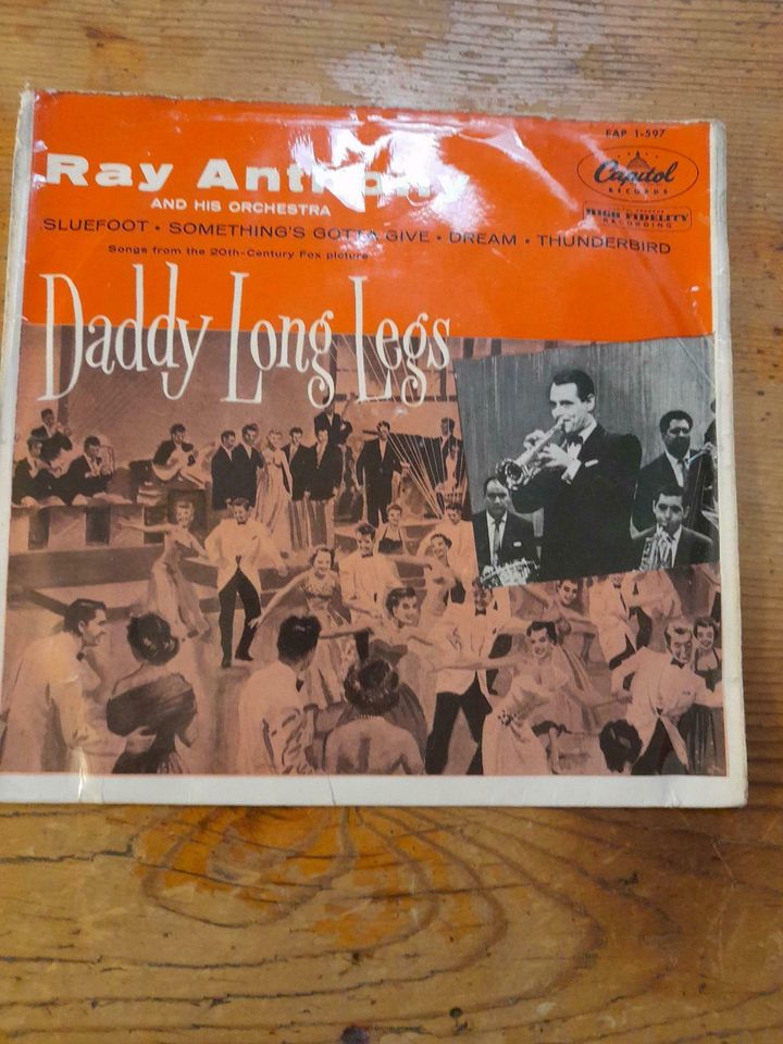 Ray Anthony * Daddy Long Legs * Vinyl Single Capitol in München