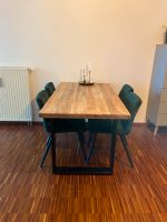 Esstisch Tisch Wohnzimmer Esszimmer Holz Schwarz Metall 140x80cm München - Thalk.Obersendl.-Forsten-Fürstenr.-Solln Vorschau