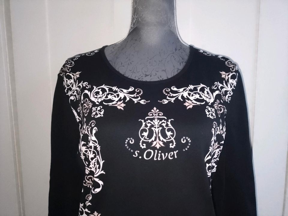 Langarmshirt von S.OLIVER, Gr. 42, Baumwolle, in Wildau