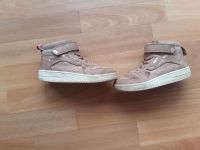 Highcut Sneaker Schuhe Gr. 31 lachs/beige mit LED Sachsen-Anhalt - Magdeburg Vorschau