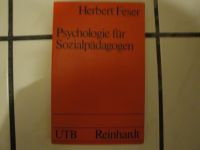 Herbert Feser „Psychologie für Sozialpädagogen “ **wie NEU** Rheinland-Pfalz - Kaiserslautern Vorschau