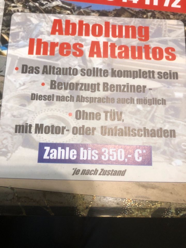 Kaufe Suche Schrott Bastler Autos in Lingen (Ems)