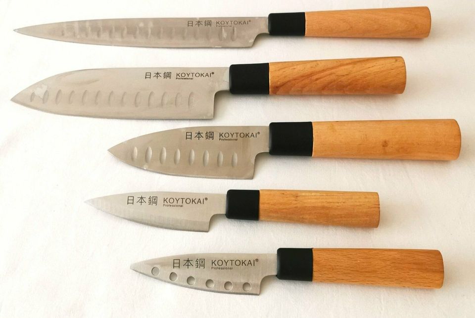 Messer-Set Koytokai Santokumesser Samurai Asiatisch Japanisch in Münster  (Westfalen) - Centrum | eBay Kleinanzeigen ist jetzt Kleinanzeigen