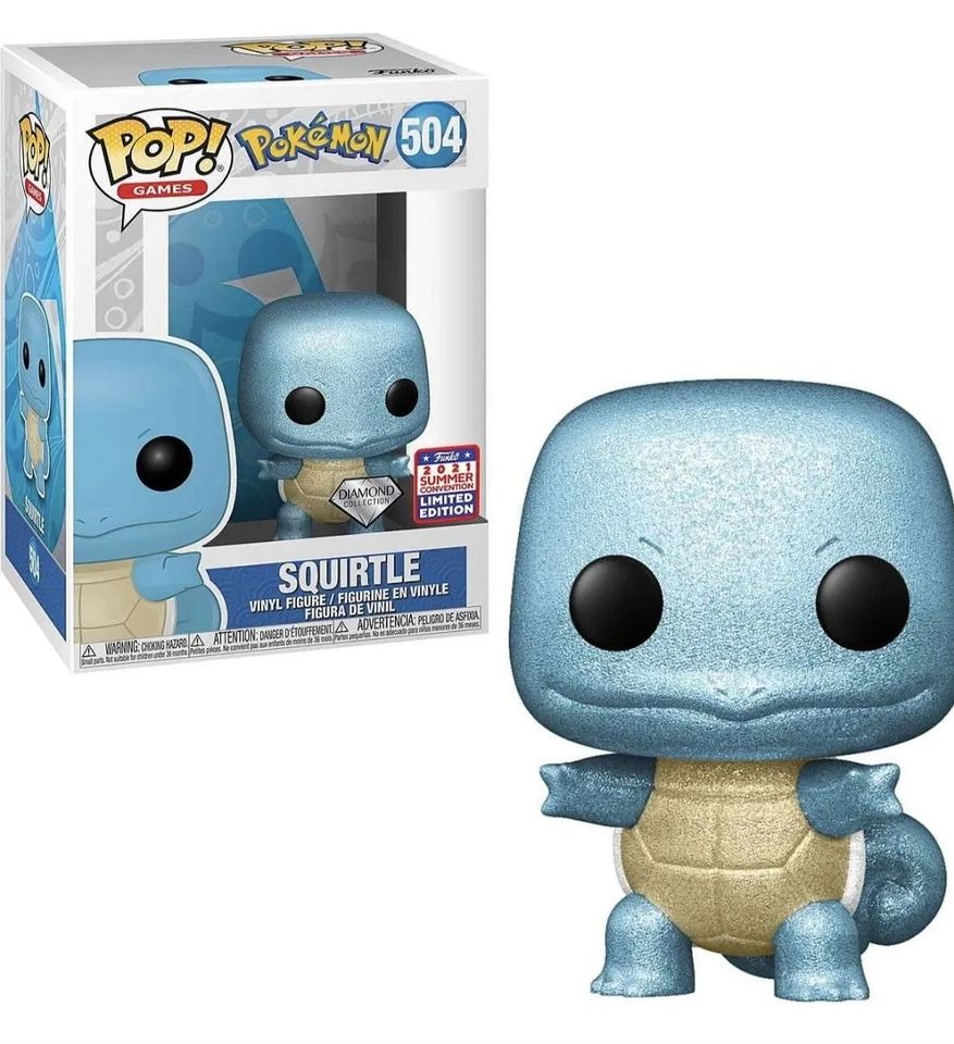 *Suche* Funko Pop Pokemon - Squirtle 504 Diamond Schiggy Pokémon in Rodgau