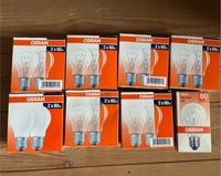 15 x Osram 60 Watt E27 klar und matt unbenutzt im Original Karton Niedersachsen - Großefehn Vorschau