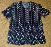 Original Retro Bluse Gr. L 70er, schwarz,pink,weiß Dots Vintage Thüringen - Drei Gleichen Vorschau