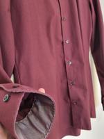 Eterna Slim Fit Hemd Bordeaux rot Größe 40 Nordrhein-Westfalen - Oberhausen Vorschau