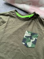 WE Fashion | T-Shirt Gr. 170/176 oliv Flecktarn Nordrhein-Westfalen - Gütersloh Vorschau