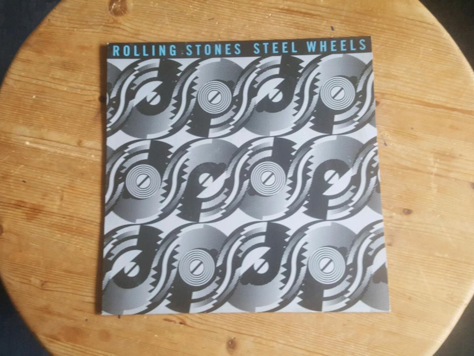 Rolling Stones- Steel Wheels LP von 1989 in Neuss
