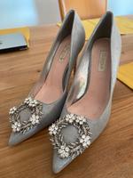 Silberne Damen Abendschuhe Elegant High-Heel-Pumps Nordrhein-Westfalen - Greven Vorschau