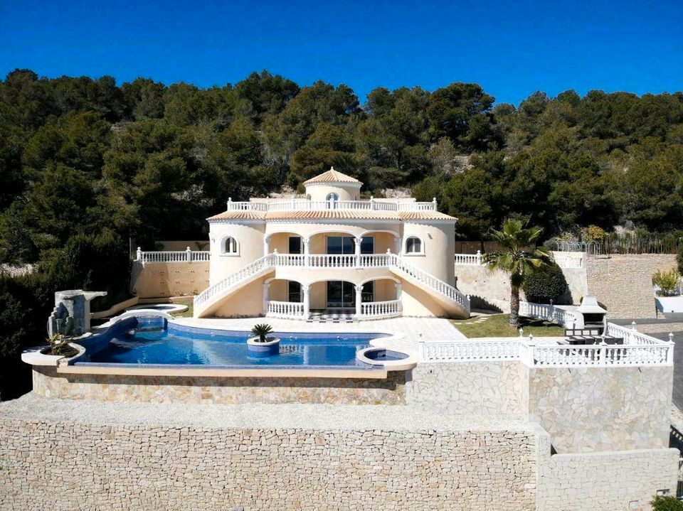 Villa Traum Meerblick Pool 23x12m Jacuzzi Calpe 1A Kapitalanlage in Bingen