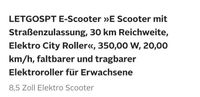 E-Scooter mit Straßenzulassung Dortmund - Nette Vorschau