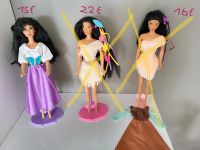 Mattel Barbie Disney Esmiralda und zwei Pocahontas  1966  RAR Bayern - Tiefenbach Kr Passau Vorschau