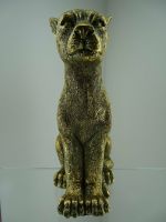 Leopard Figur Dekoration gold Poly 30 cm Wiesbaden - Erbenheim Vorschau