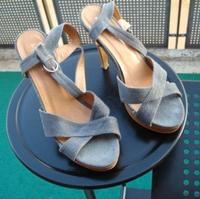 Riemenschuhe/Sandaletten Gr.40 Blau Schleswig-Holstein - Ahrensburg Vorschau