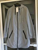 Neu!! Bonita Gr 46 leichter Regenmantel mit Kapuze schwarz-weiß k Bayern - Günzburg Vorschau