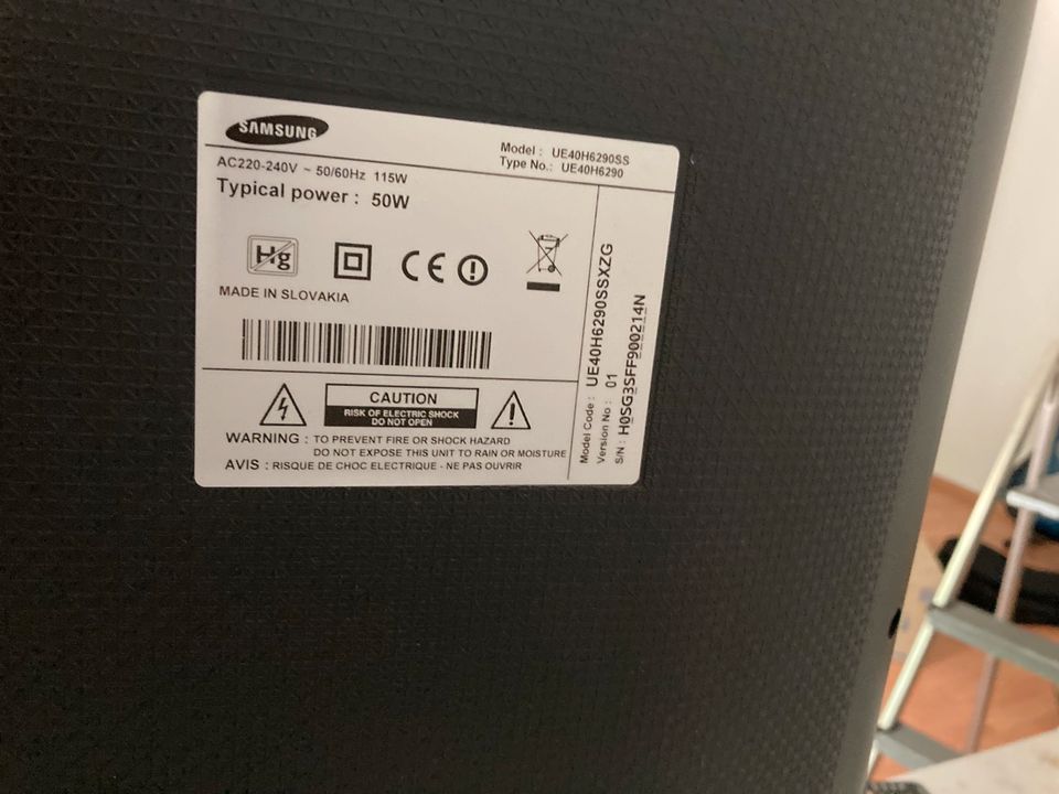 Smart TV 40 Zoll Samsung mit Originalverpackung in Darmstadt