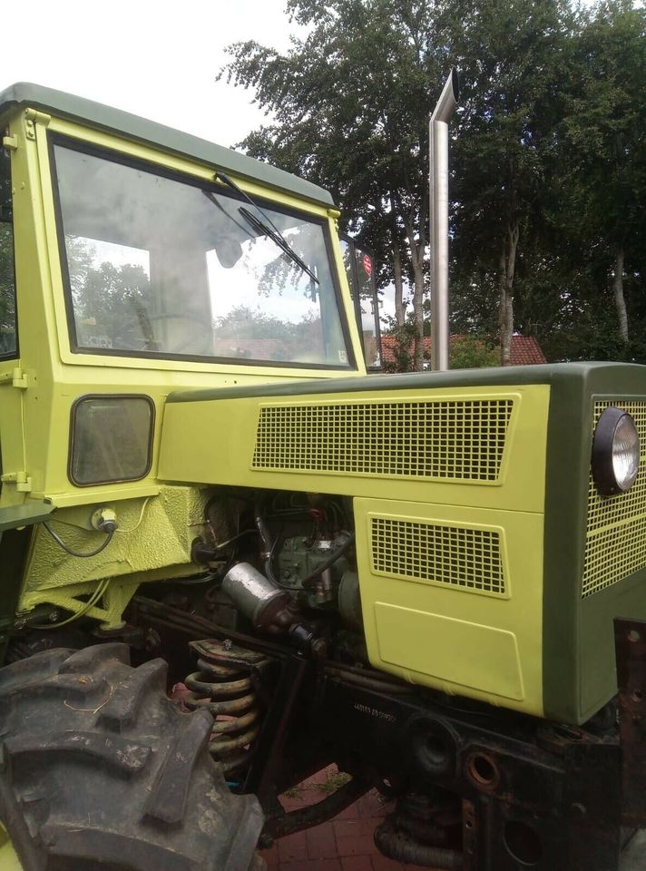 Edelstahl Auspuff MB Trac Mittelschalter 65/70 700 800 Unimog in Allmendingen