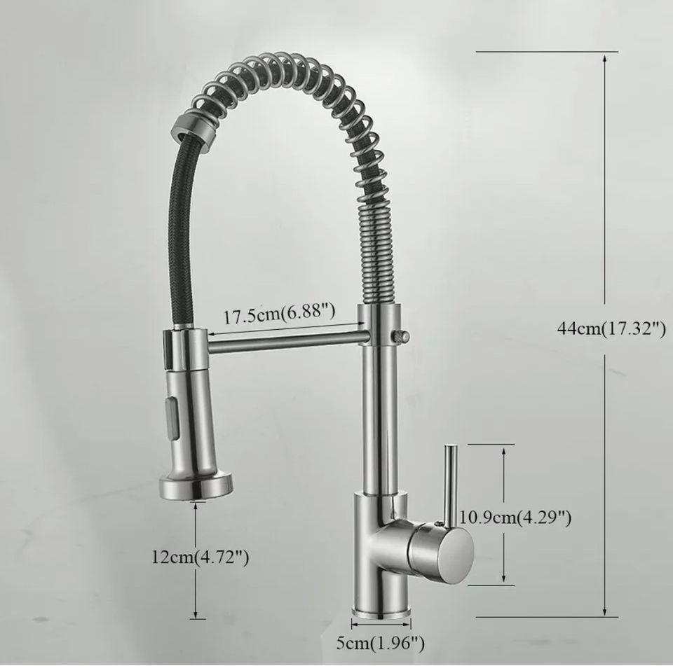 360 Grad Küchenarmatur Ausziehbar Wasserhahn Küche mit Brause in Bebra