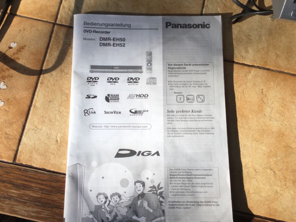 Panasonic DVD-Recorder DMR-EH52 in Scharbeutz