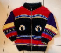 Vintage Strickjacke M 80s Art Cardigan Angora Oversized S Düsseldorf - Stockum Vorschau