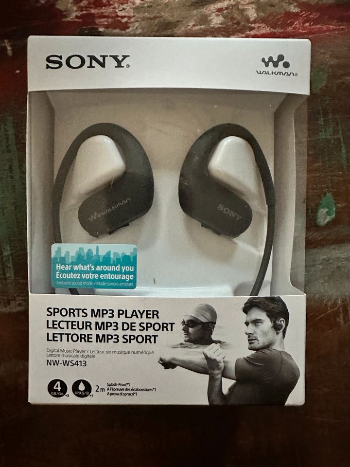 Sony Sports Schwimm Kopfhörer MP3-Player NW-WS413 in Bonn