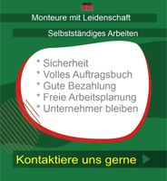 Monteure eigenständig; freie Zeiteinteilung; ständige Auslastung Niedersachsen - Sulingen Vorschau