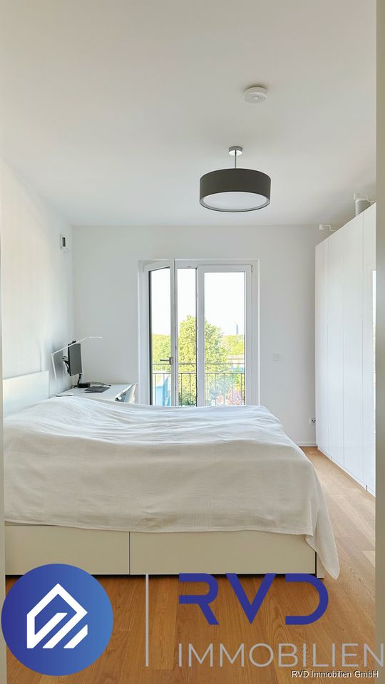 exklusive 3-Zimmer Wohnung in Heerdt mit zwei Balkonen und Tiefgaragenstellplatz in Düsseldorf
