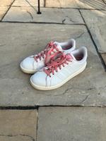 Adidas Sneaker 39 weiß mit pinken Schnürsenkeln cloudfoam Rheinland-Pfalz - Mainz Vorschau
