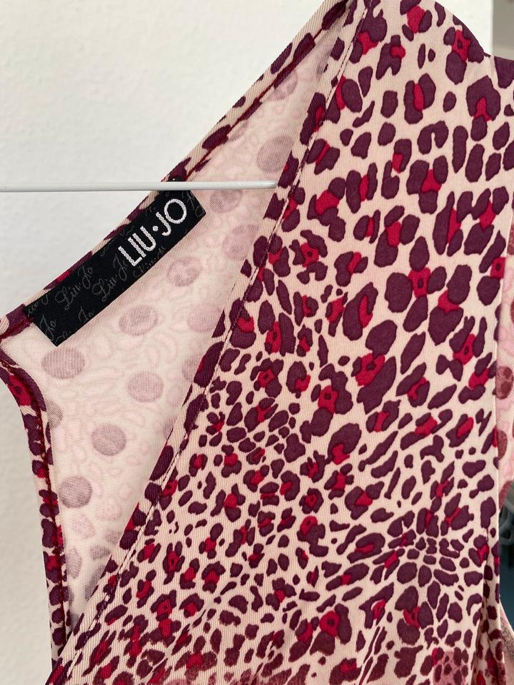 LIU JO Kleid Gr. 36 (D) / 42 IT Stretch Sommer Strass Leo Print in Berlin