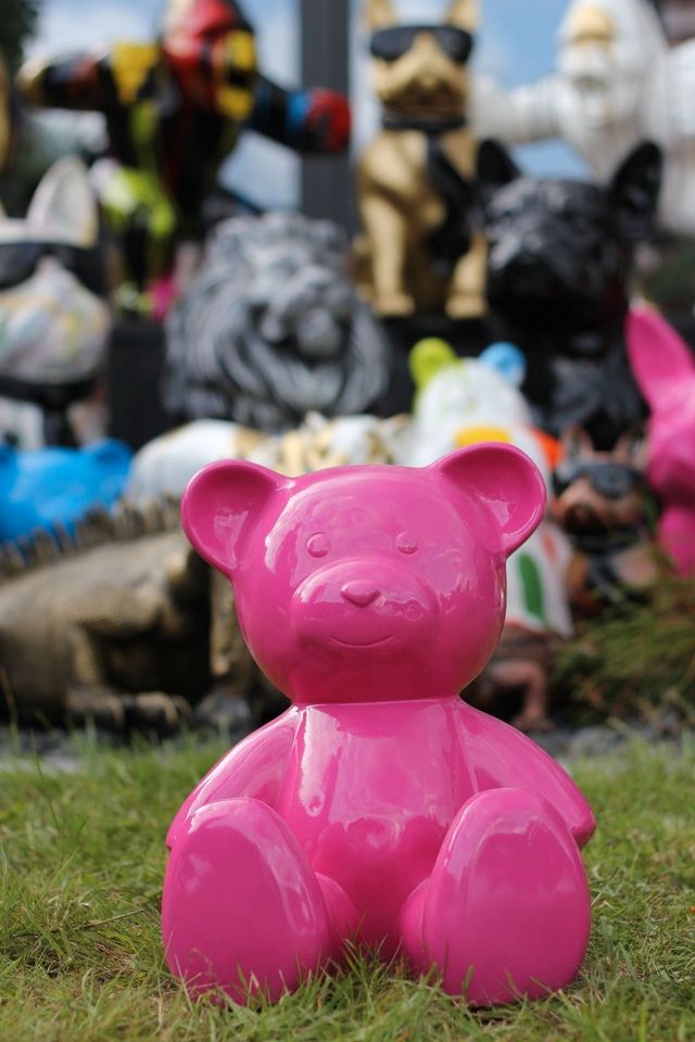 Design Figur Teddy Deko Bär Haus Garten Kinderzimmer Statue in Lingen (Ems)