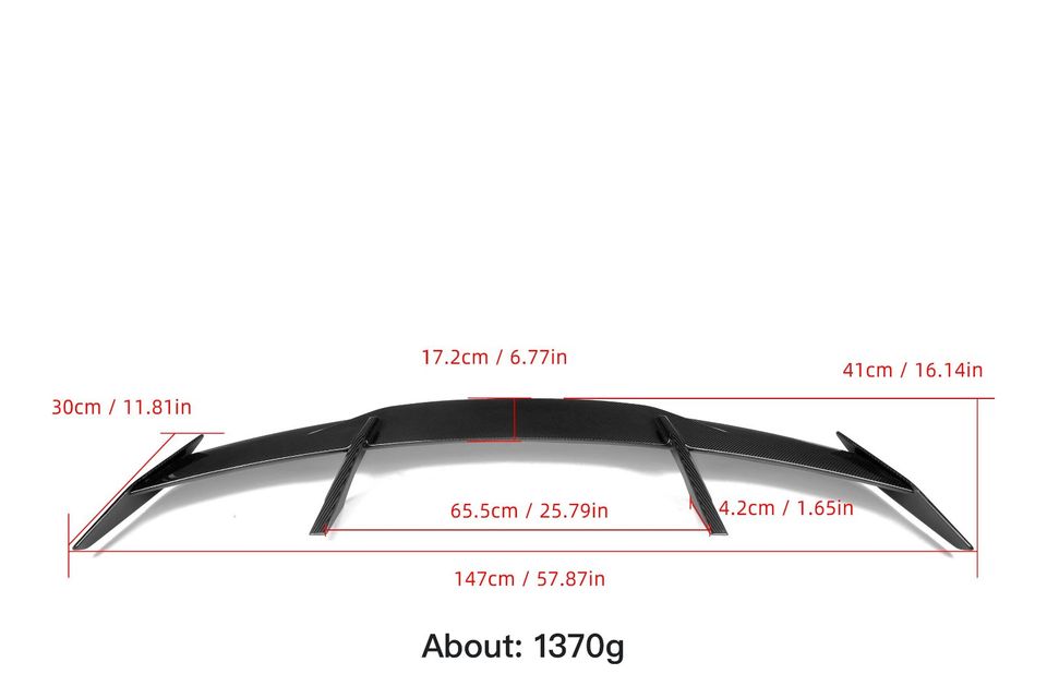 BMW Heckspoiler Carbon durchströmt 3er M3 G80 4er G22 M4 G82