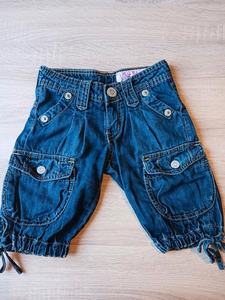 Jeans Shorts gr  122 kurz in Plessa