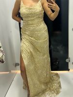 NEU Abendkleid in Gold mit Schleppe Hessen - Obertshausen Vorschau