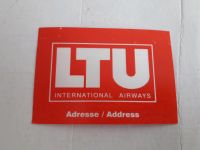 Aufkleber LTU International Airways für Reisekoffer Neu Bochum - Bochum-Mitte Vorschau