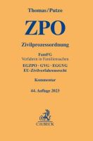 ZPO-Kommentar von Thomas/Putzo (44. Auflage 2023) Dortmund - Mitte Vorschau
