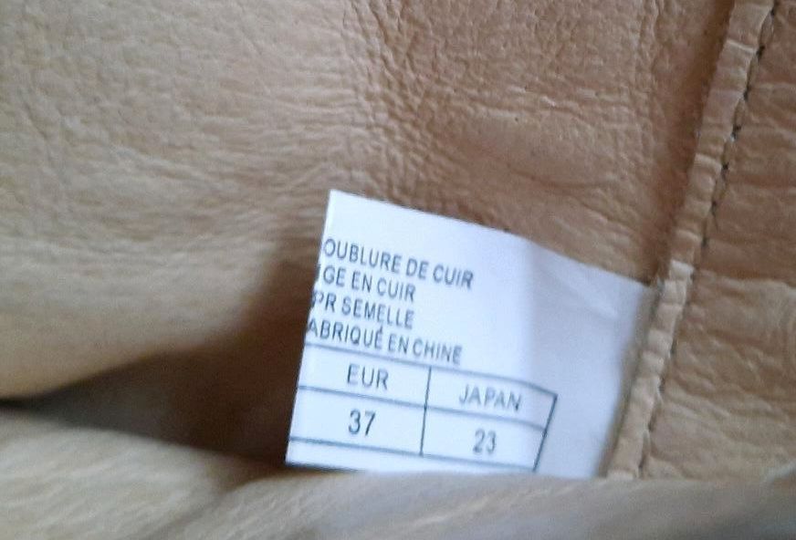 EMU beige Nubuk Leder Stiefel Gr.37 Keilabsatz grau braun in Rehlingen-Siersburg