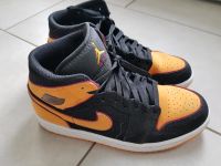 Nike Air Jordan 1 Mid Gr. 40 orange/schwarz WIE NEU Niedersachsen - Visbek Vorschau